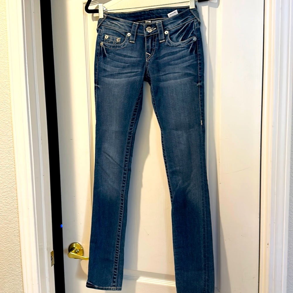 True Religion Skinny jeans size 24 Crystal Pockets
